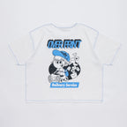 Over Print ZEROZEROHERO Global Delivery Tee