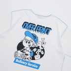 Over Print ZEROZEROHERO Global Delivery Tee