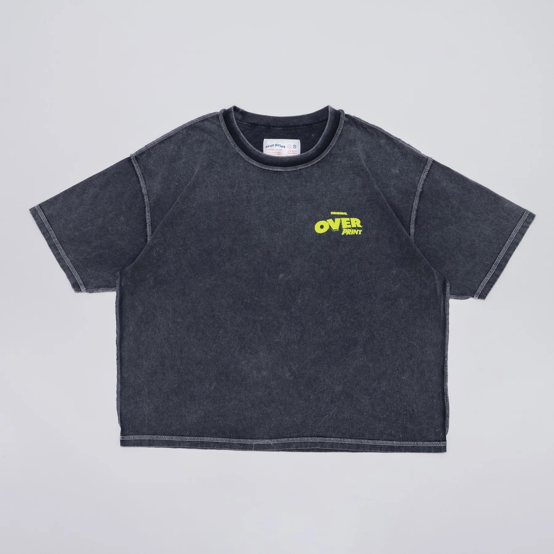 Over Print COTOH POP ART pigment Tee Ver:23 GLOW IN THE DARK