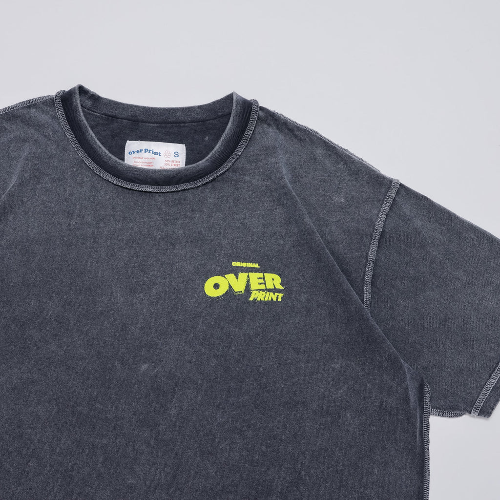 Over Print COTOH POP ART pigment Tee Ver:23 GLOW IN THE DARK