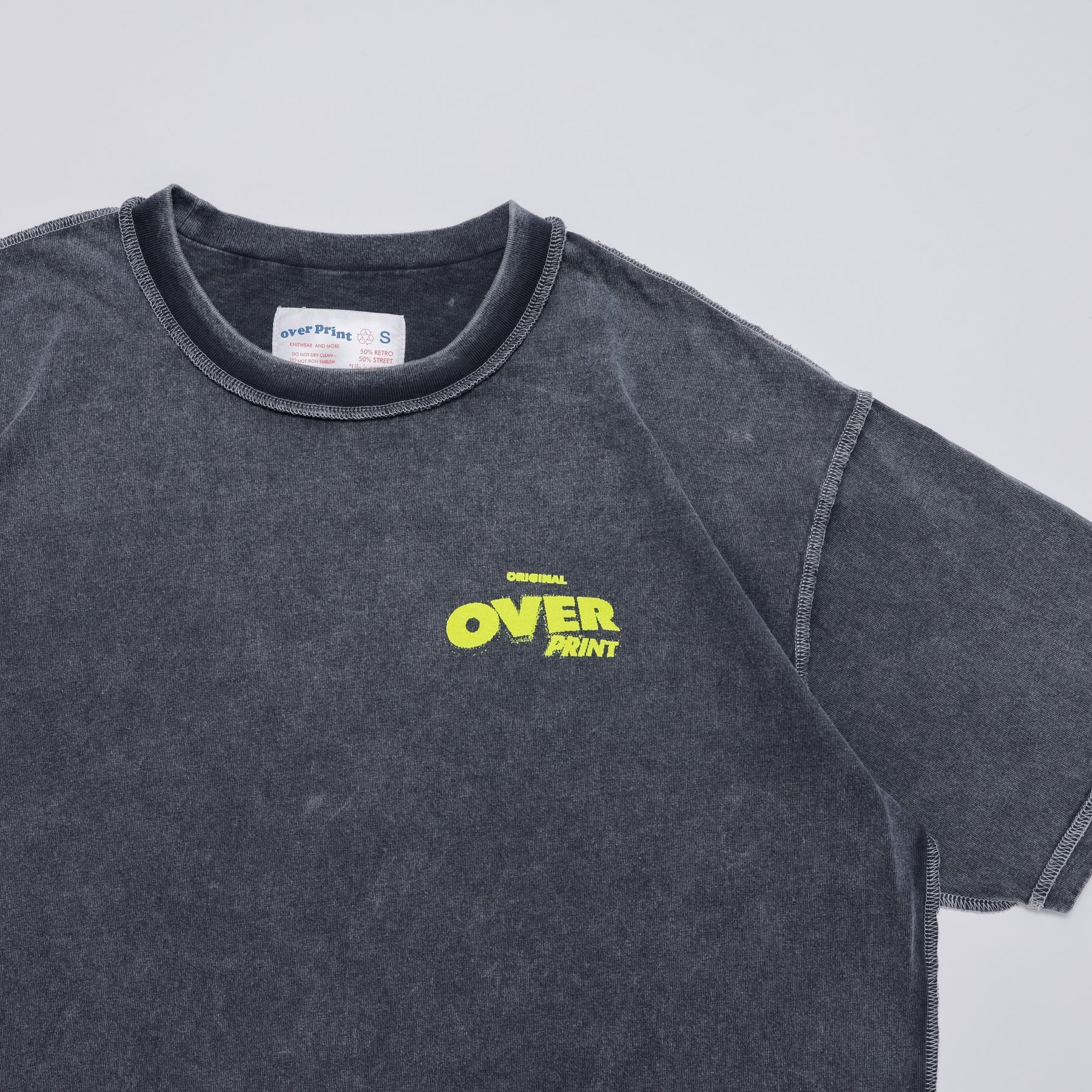 Over Print COTOH POP ART pigment Tee Ver:23 GLOW IN THE DARK