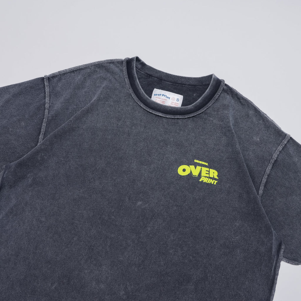 Over Print COTOH POP ART pigment Tee Ver:23 GLOW IN THE DARK