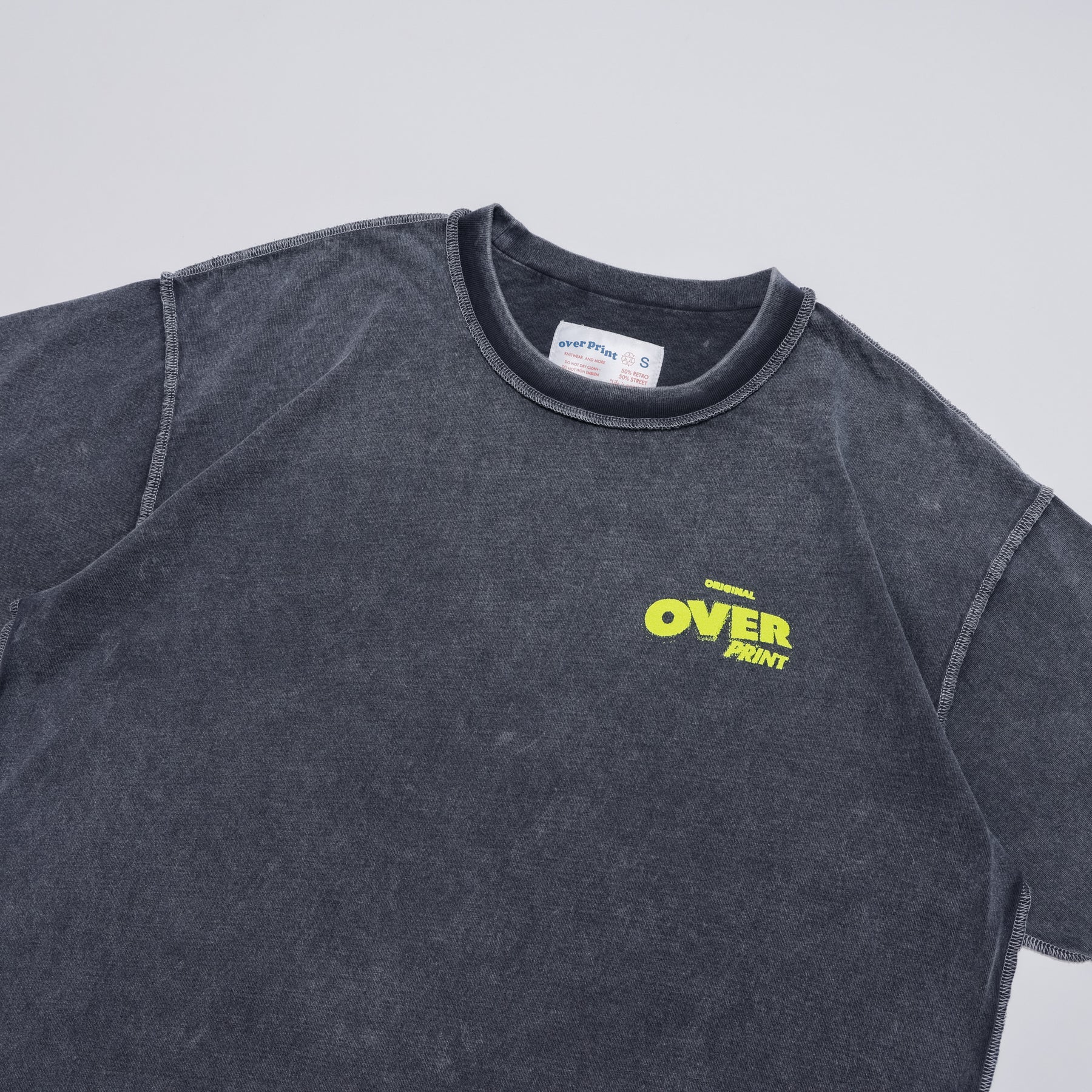 Over Print COTOH POP ART pigment Tee Ver:23 GLOW IN THE DARK