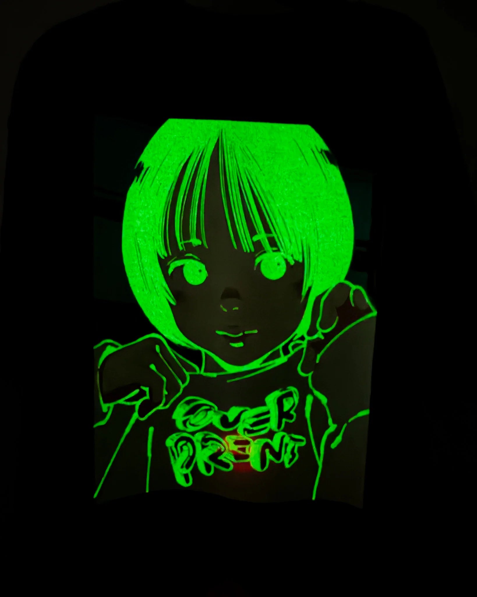 【詢問商品】Over Print - POP ART pigment Tee Ver:21 GLOW IN THE DARK