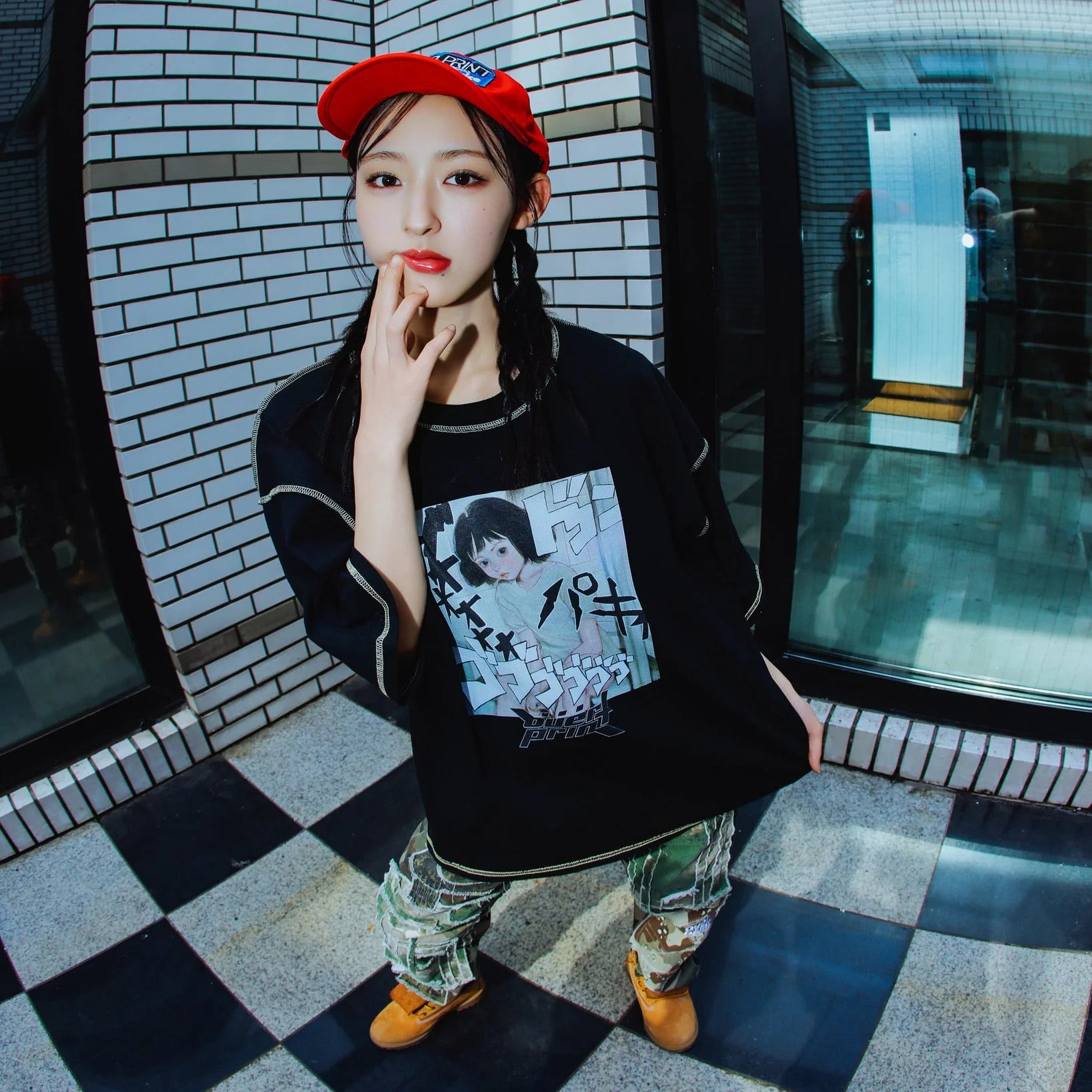 Over Print｜no.1582_Onomatopoeia War Tee