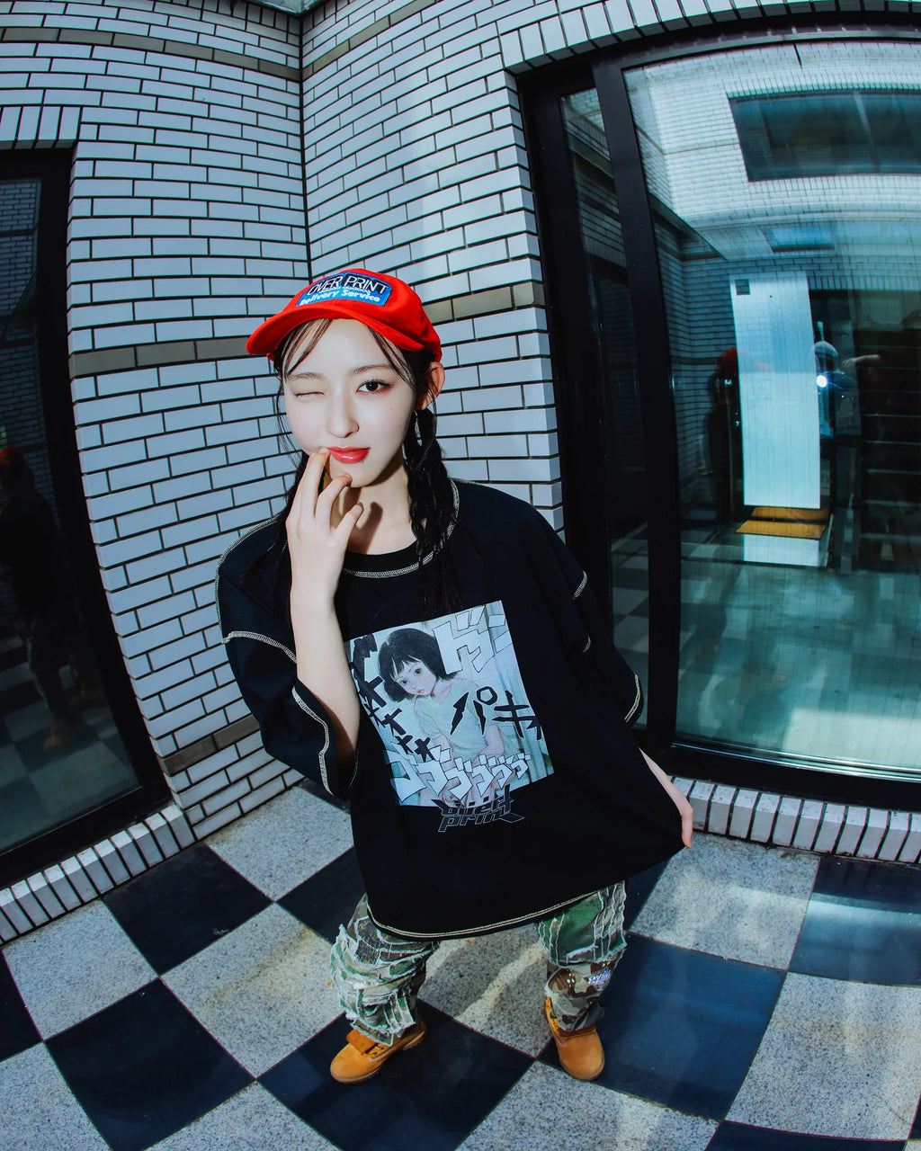 Over Print｜no.1582_Onomatopoeia War Tee