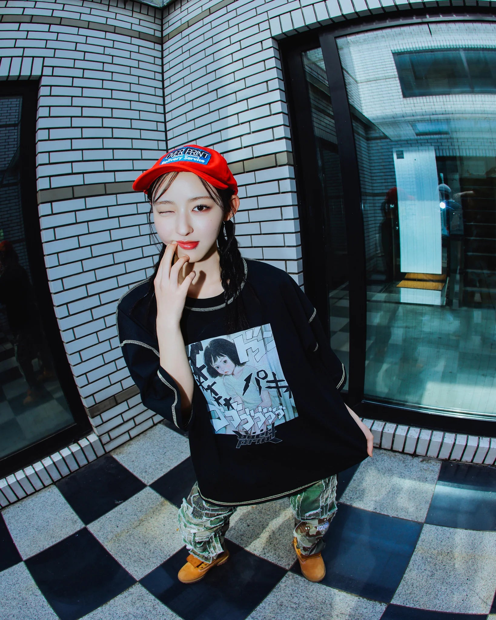 Over Print｜no.1582_Onomatopoeia War Tee