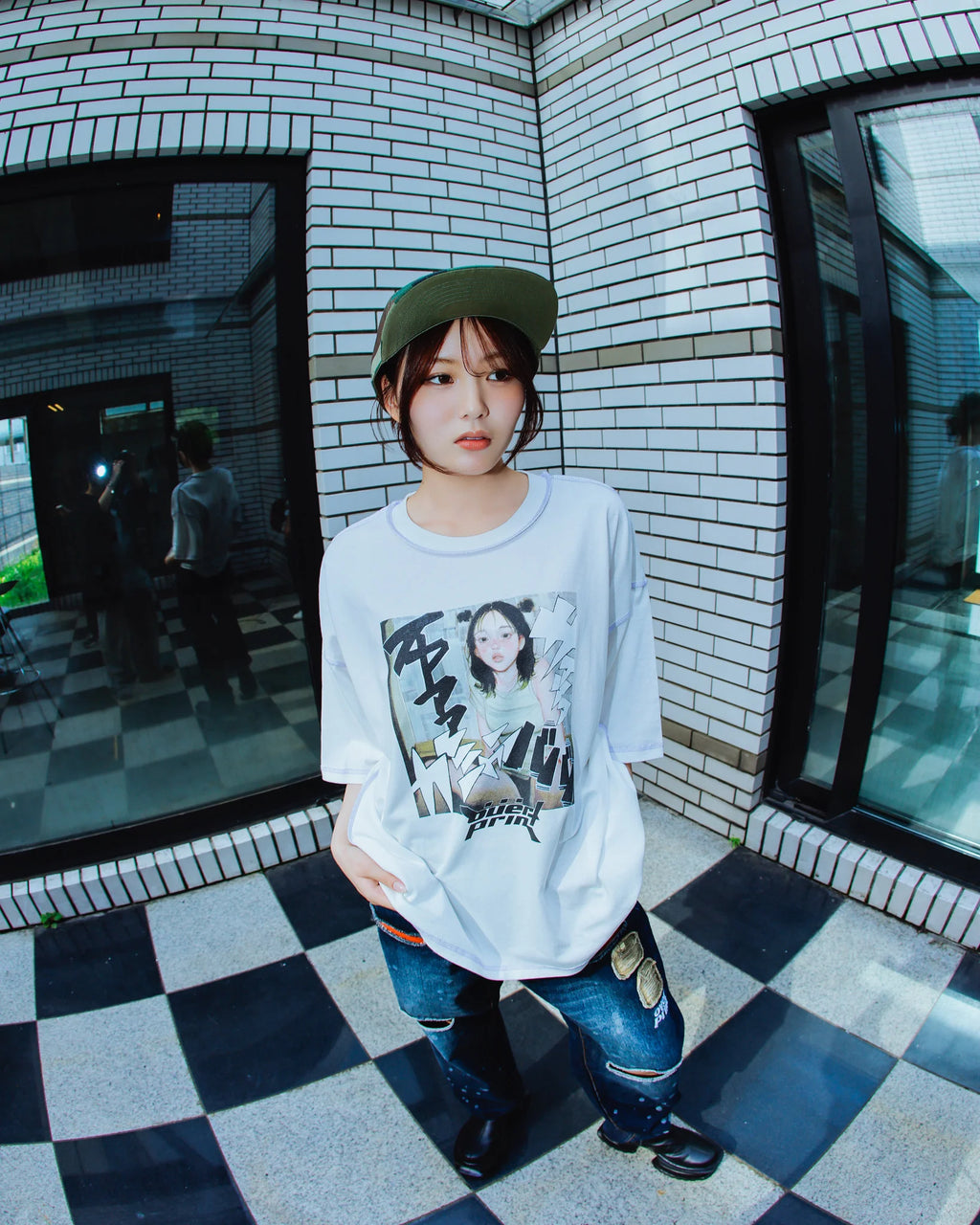 Over Print｜no.1578_Onomatopoeia War Tee