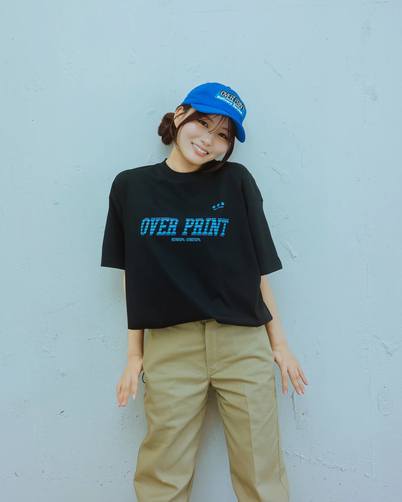 Over Print - BLUE MOTION Tee - 3 Colors