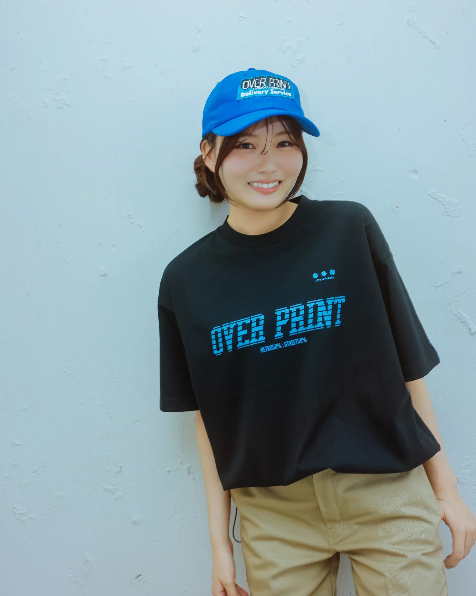 Over Print - BLUE MOTION Tee - 3 Colors