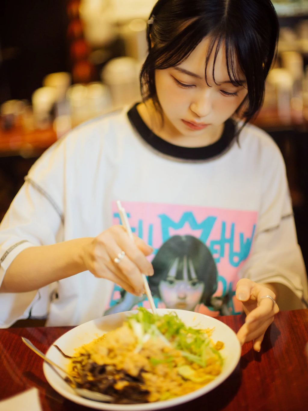 Over Print sss-5 Tee