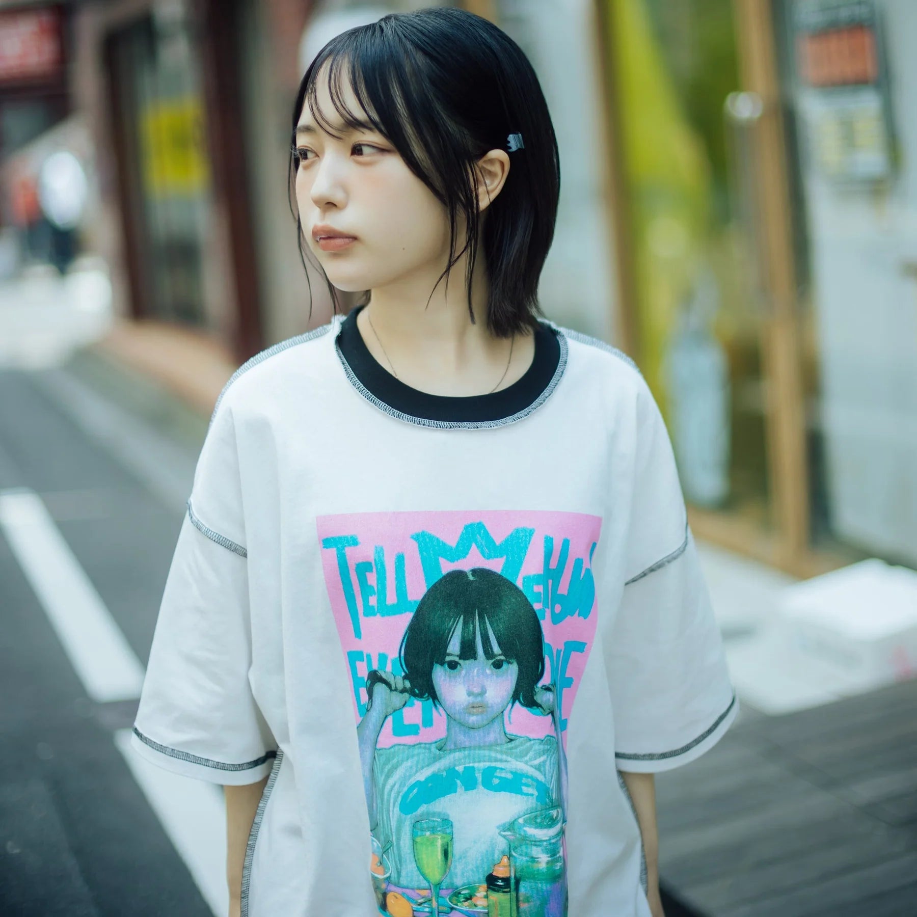 Over Print sss-5 Tee