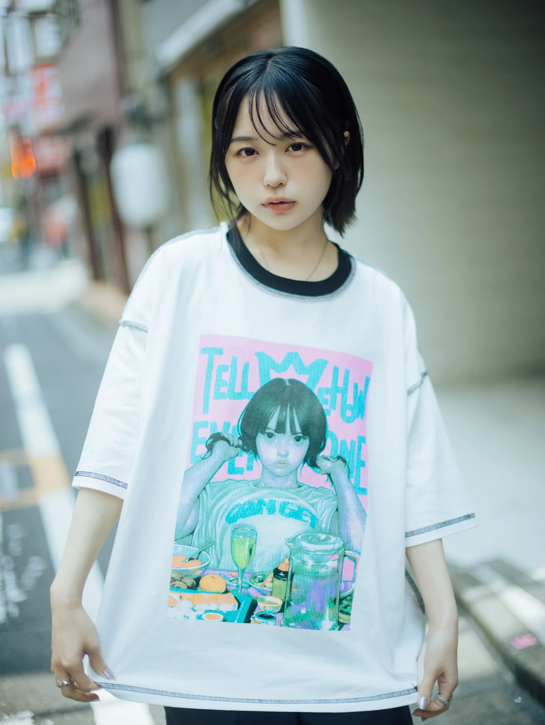 Over Print sss-5 Tee