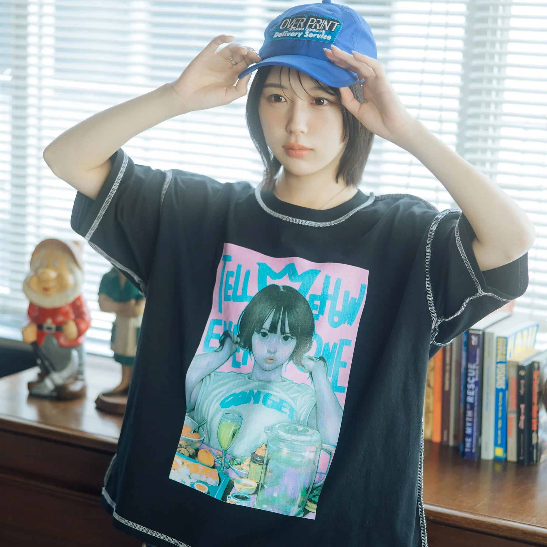 Over Print sss-5 Tee