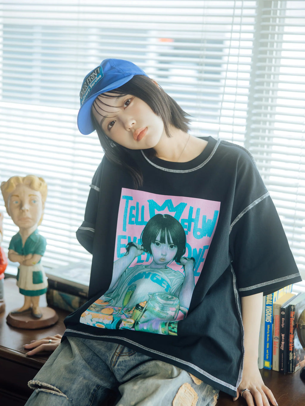Over Print sss-5 Tee
