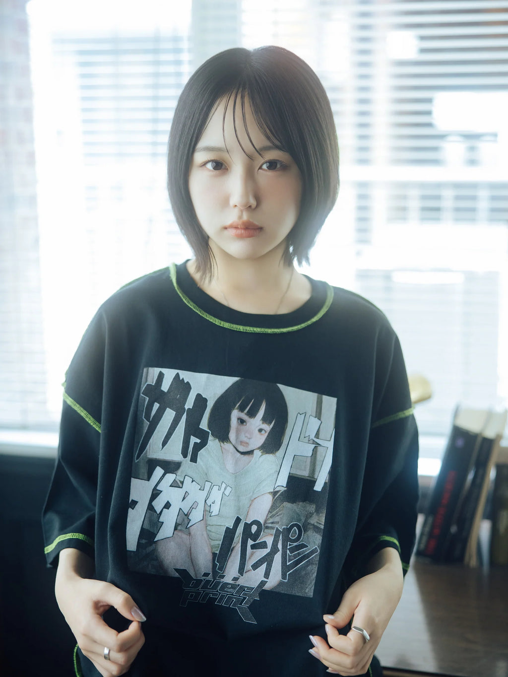 Over Print｜no.1585_Onomatopoeia War Tee