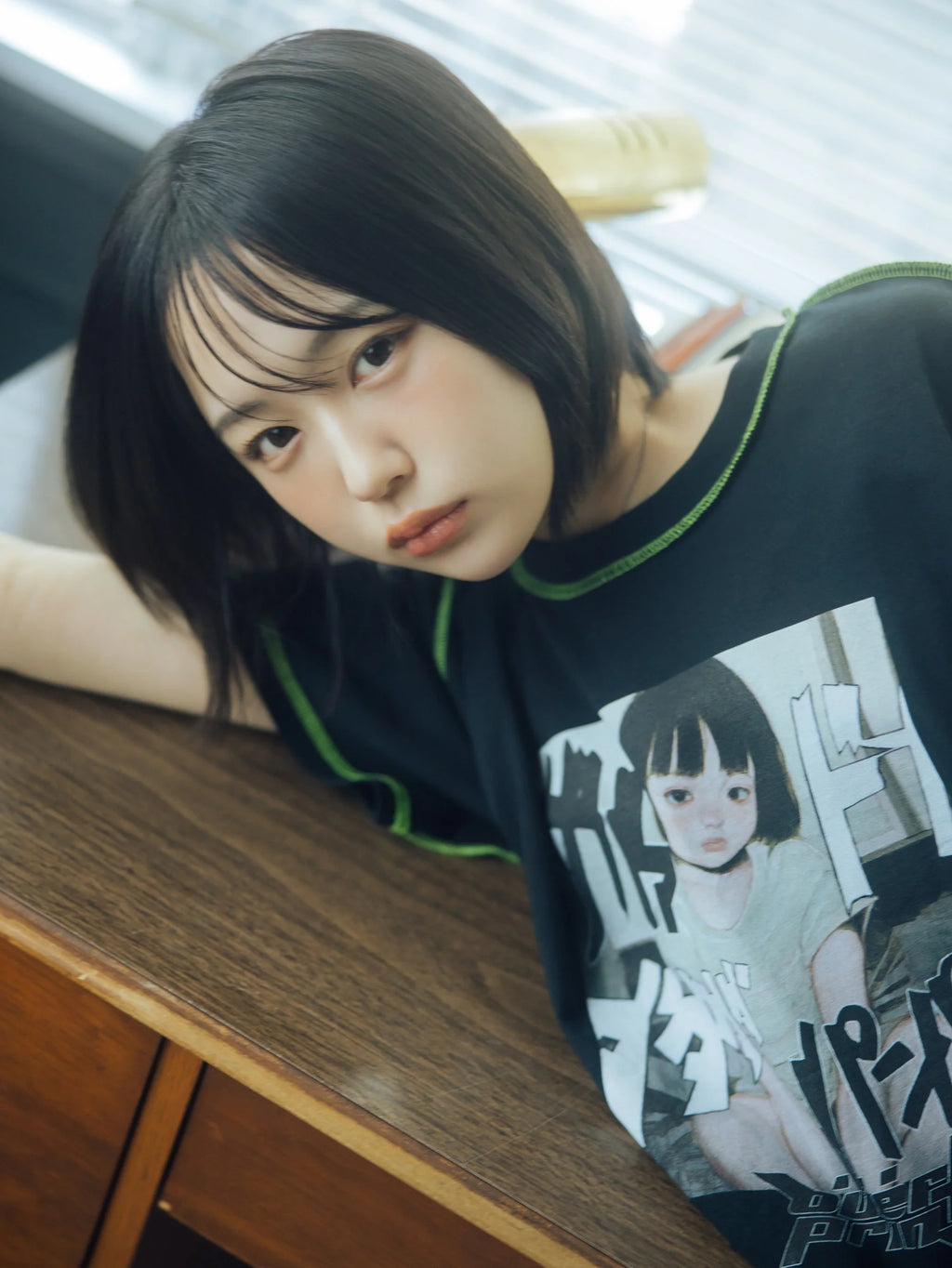 Over Print｜no.1585_Onomatopoeia War Tee