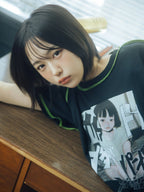 Over Print｜no.1585_Onomatopoeia War Tee