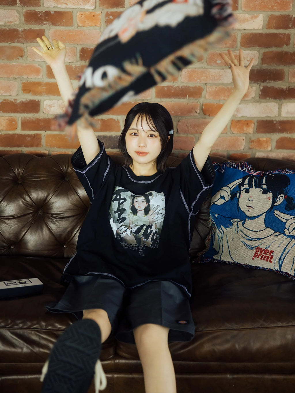 Over Print｜no.1578_Onomatopoeia War Tee