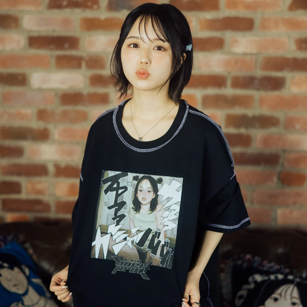 Over Print｜no.1578_Onomatopoeia War Tee