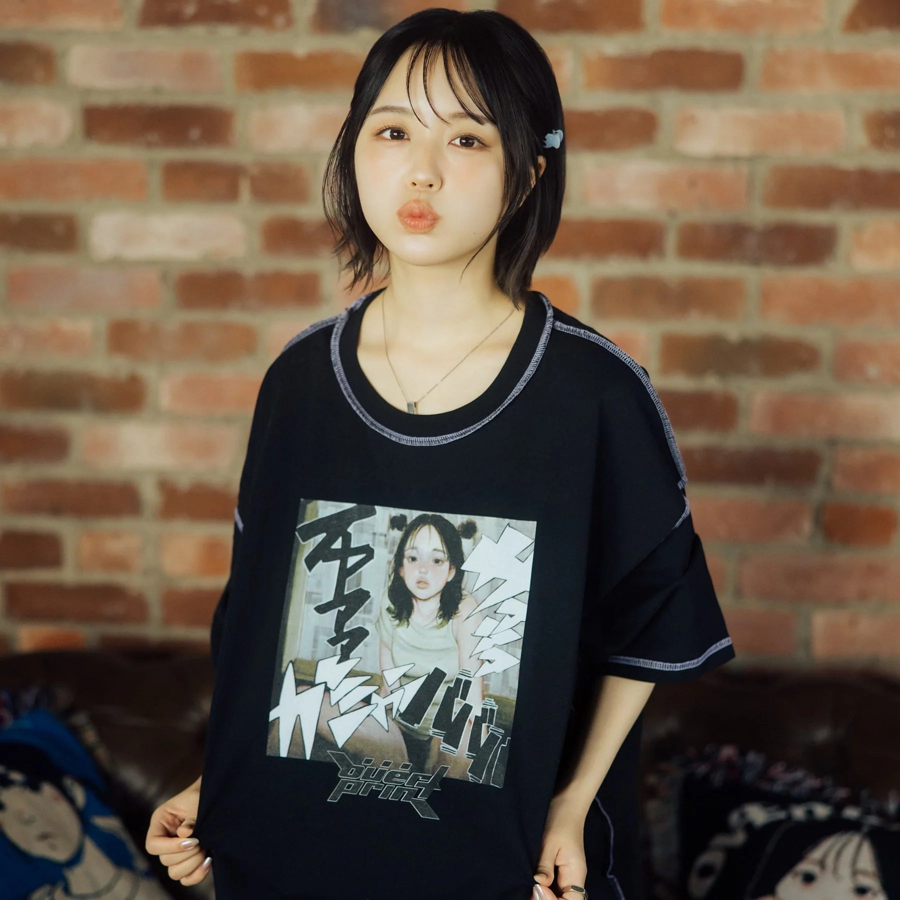 Over Print｜no.1578_Onomatopoeia War Tee