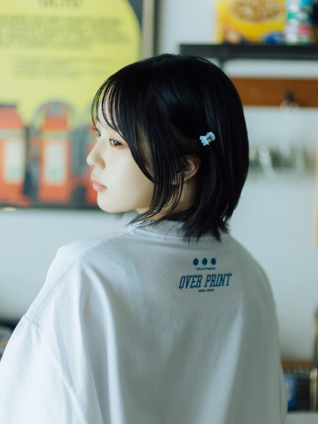 Over Print - BLUE MOTION Tee - 3 Colors