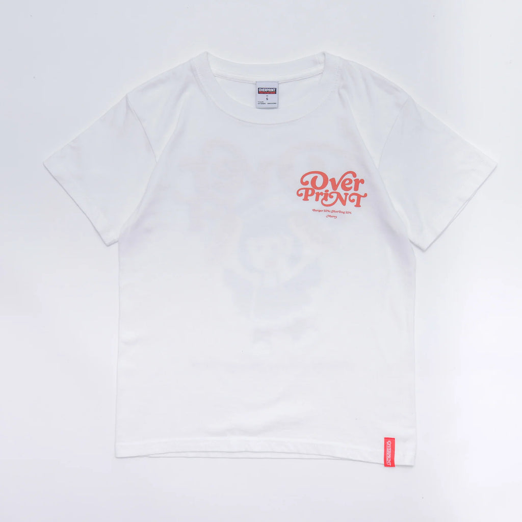 Over Print - MERRY MERRY Ladies mini Tee  - 2 Colors