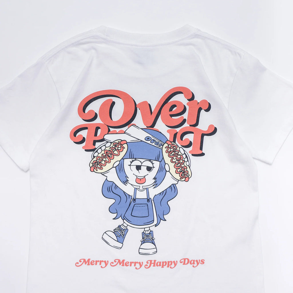 Over Print - MERRY MERRY Ladies mini Tee  - 2 Colors