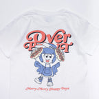 Over Print - MERRY MERRY Ladies mini Tee  - 2 Colors