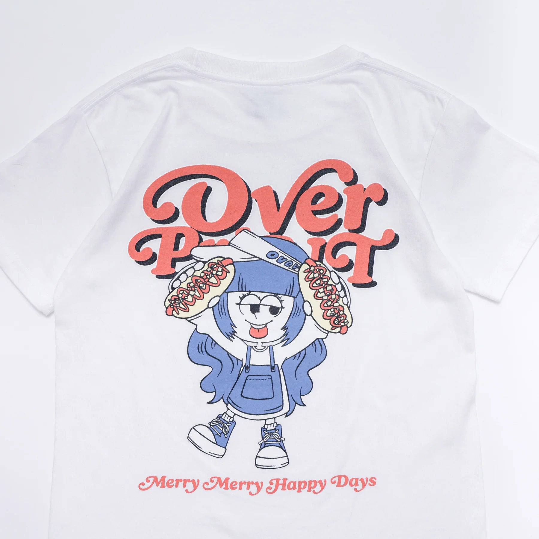 Over Print - MERRY MERRY Ladies mini Tee  - 2 Colors
