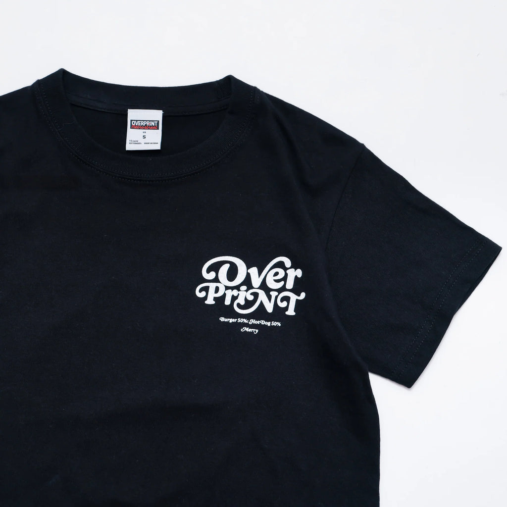 Over Print - MERRY MERRY Ladies mini Tee  - 2 Colors