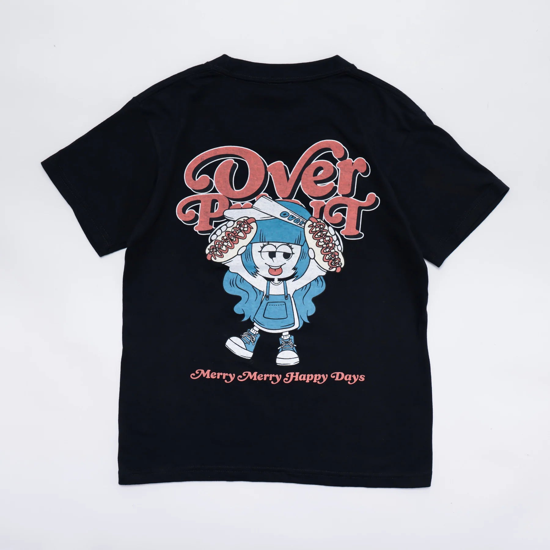 Over Print - MERRY MERRY Ladies mini Tee  - 2 Colors