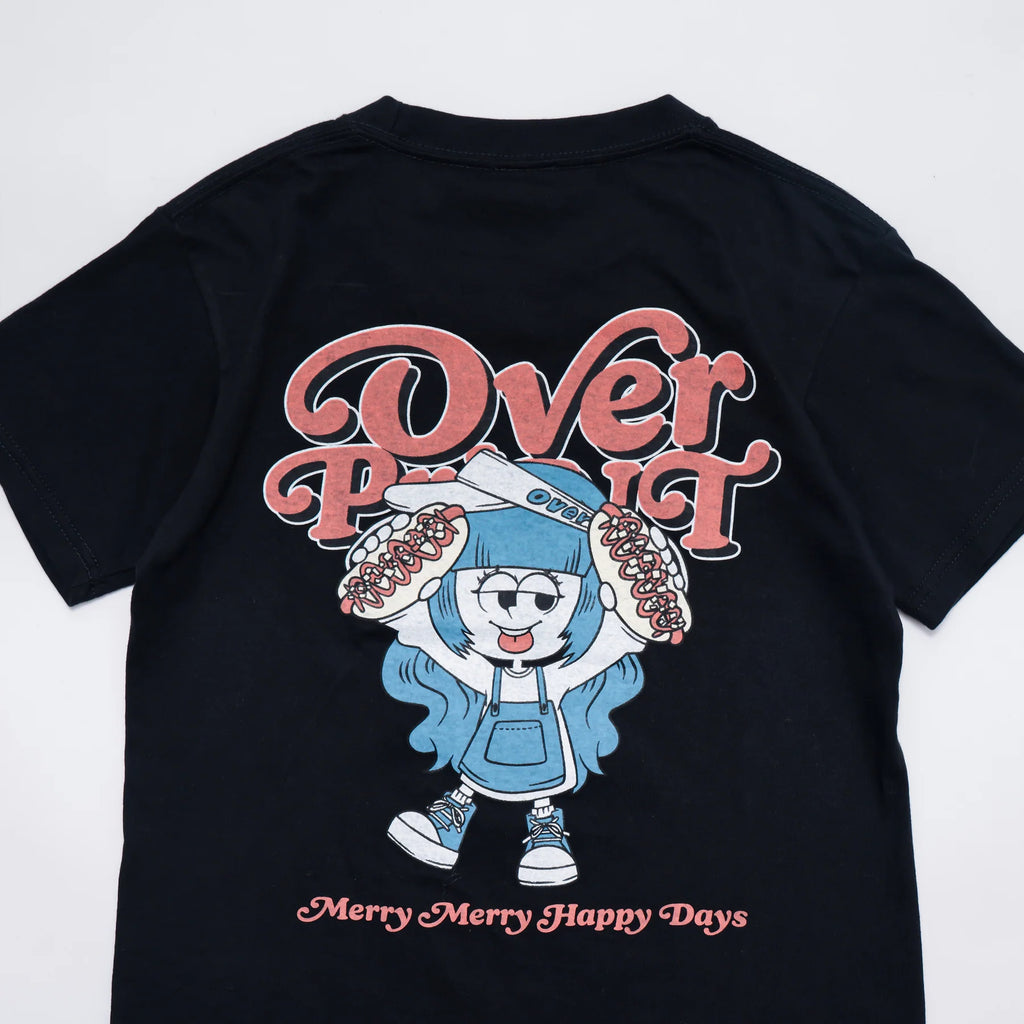 Over Print - MERRY MERRY Ladies mini Tee  - 2 Colors