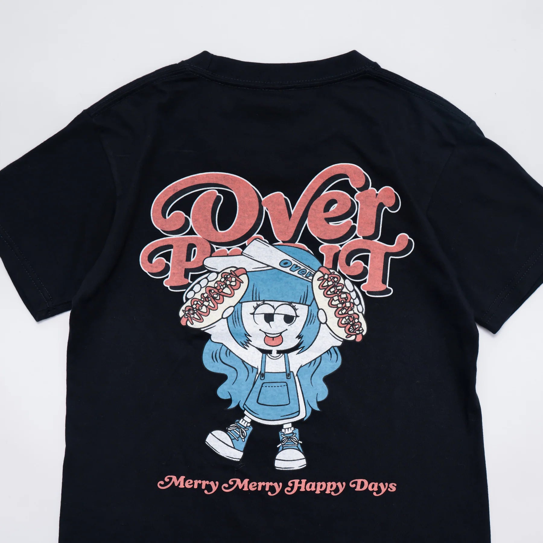 Over Print - MERRY MERRY Ladies mini Tee  - 2 Colors