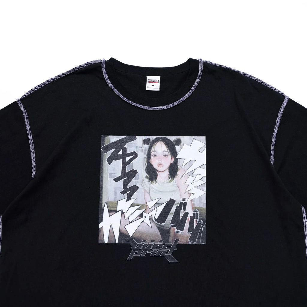Over Print｜no.1578_Onomatopoeia War Tee