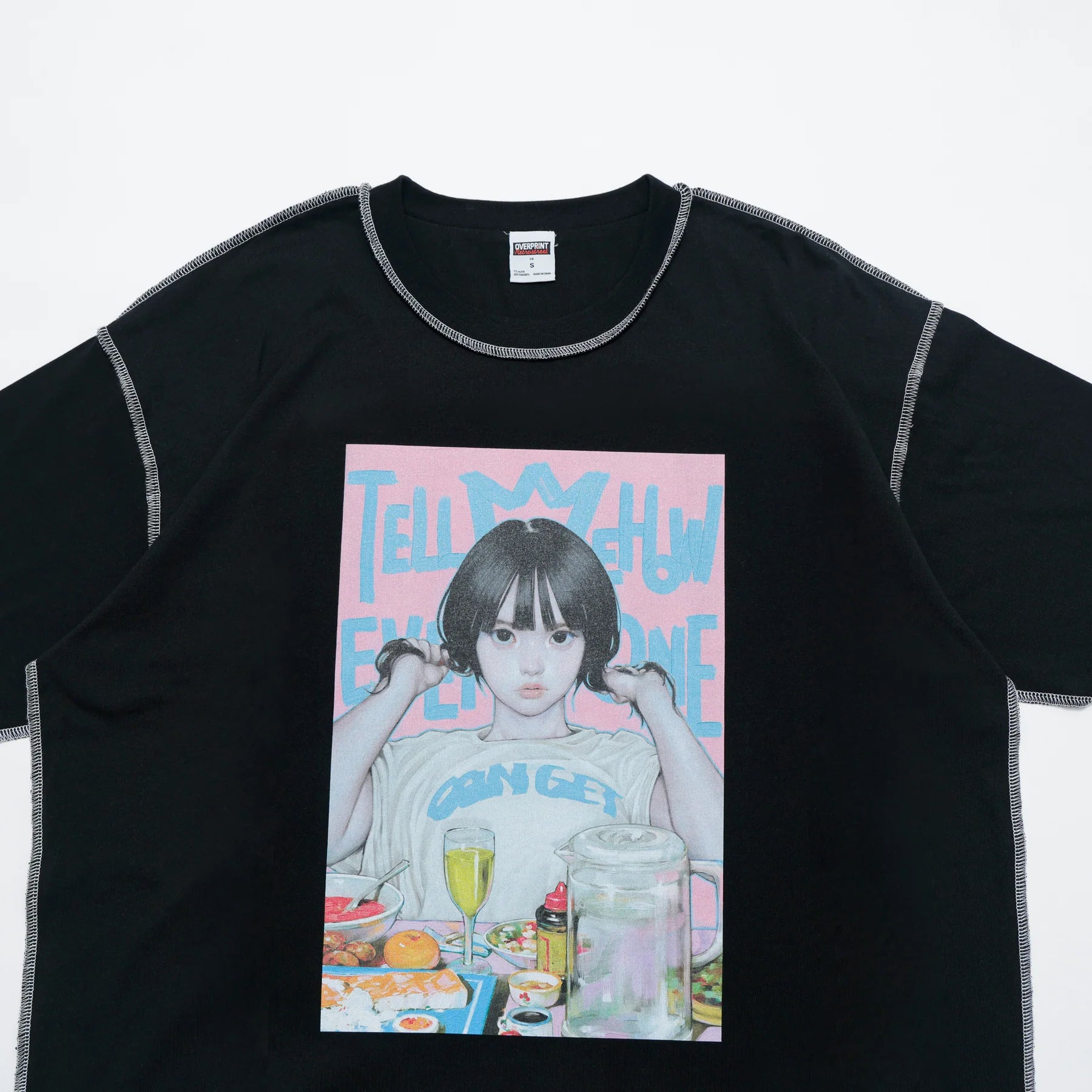 Over Print sss-5 Tee