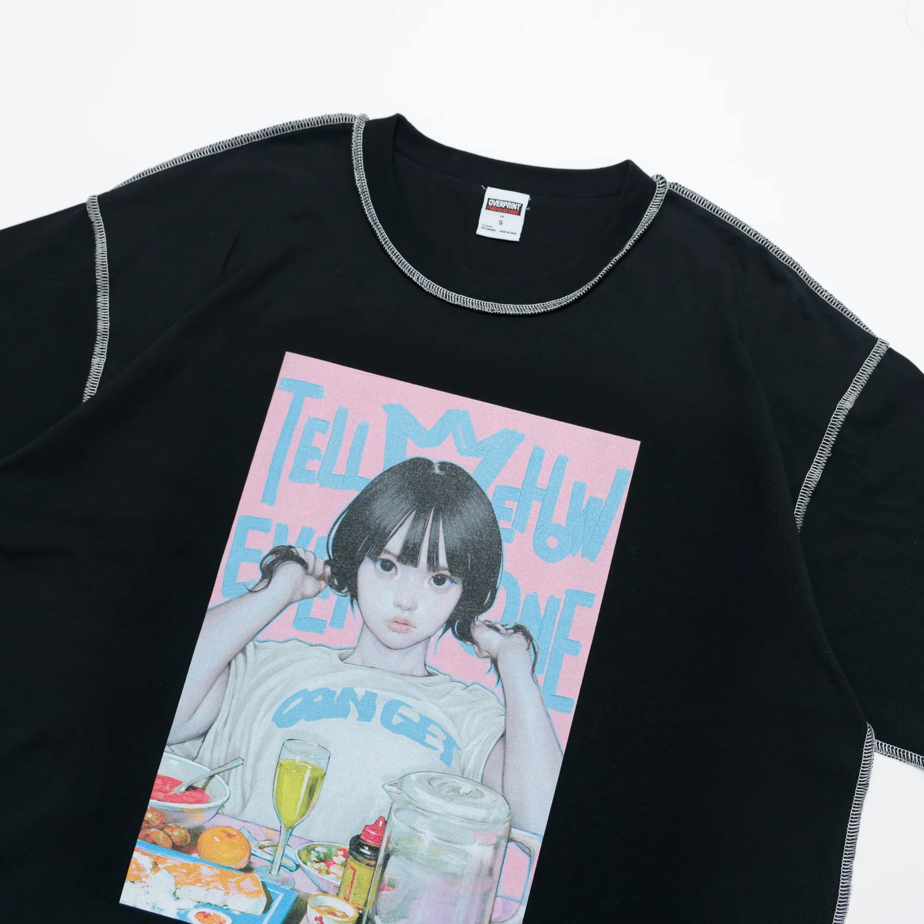 Over Print sss-5 Tee