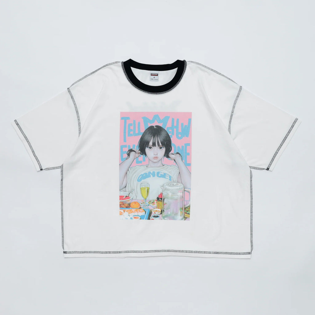 Over Print sss-5 Tee