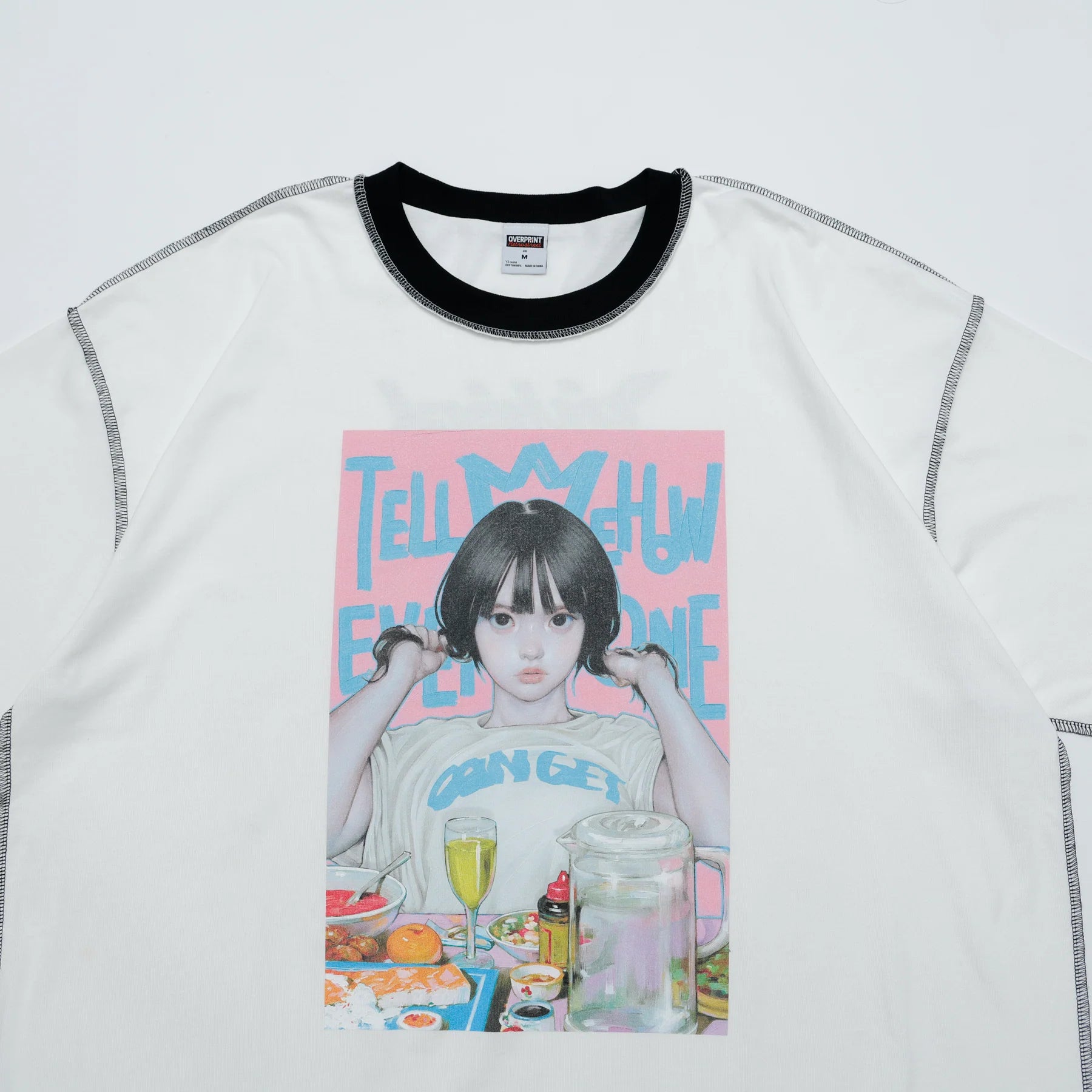 Over Print sss-5 Tee