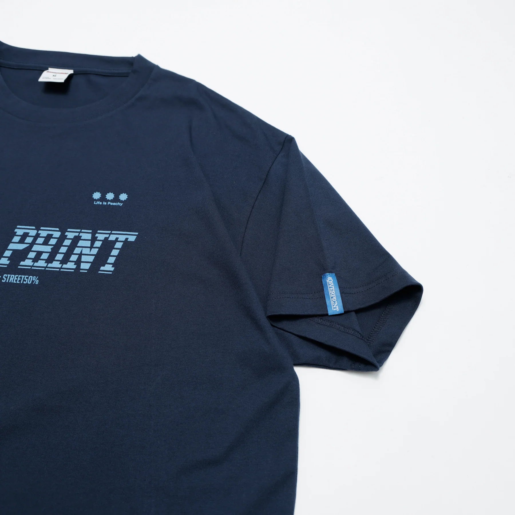 Over Print - BLUE MOTION Tee - 3 Colors