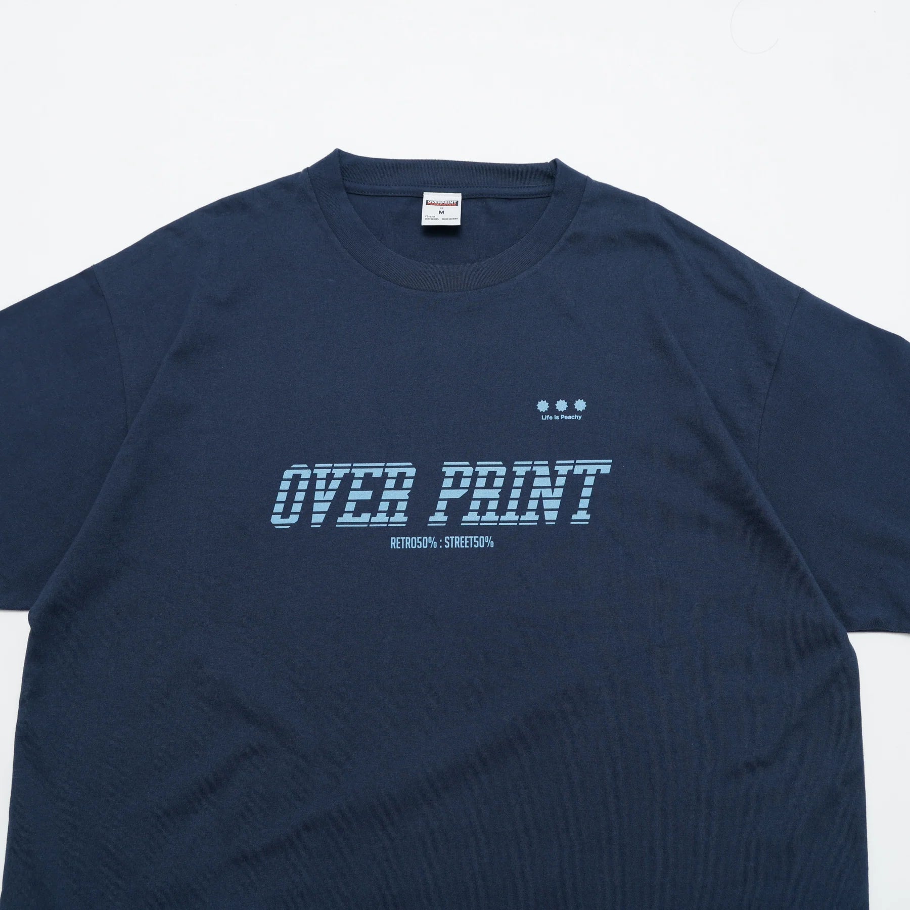 Over Print - BLUE MOTION Tee - 3 Colors