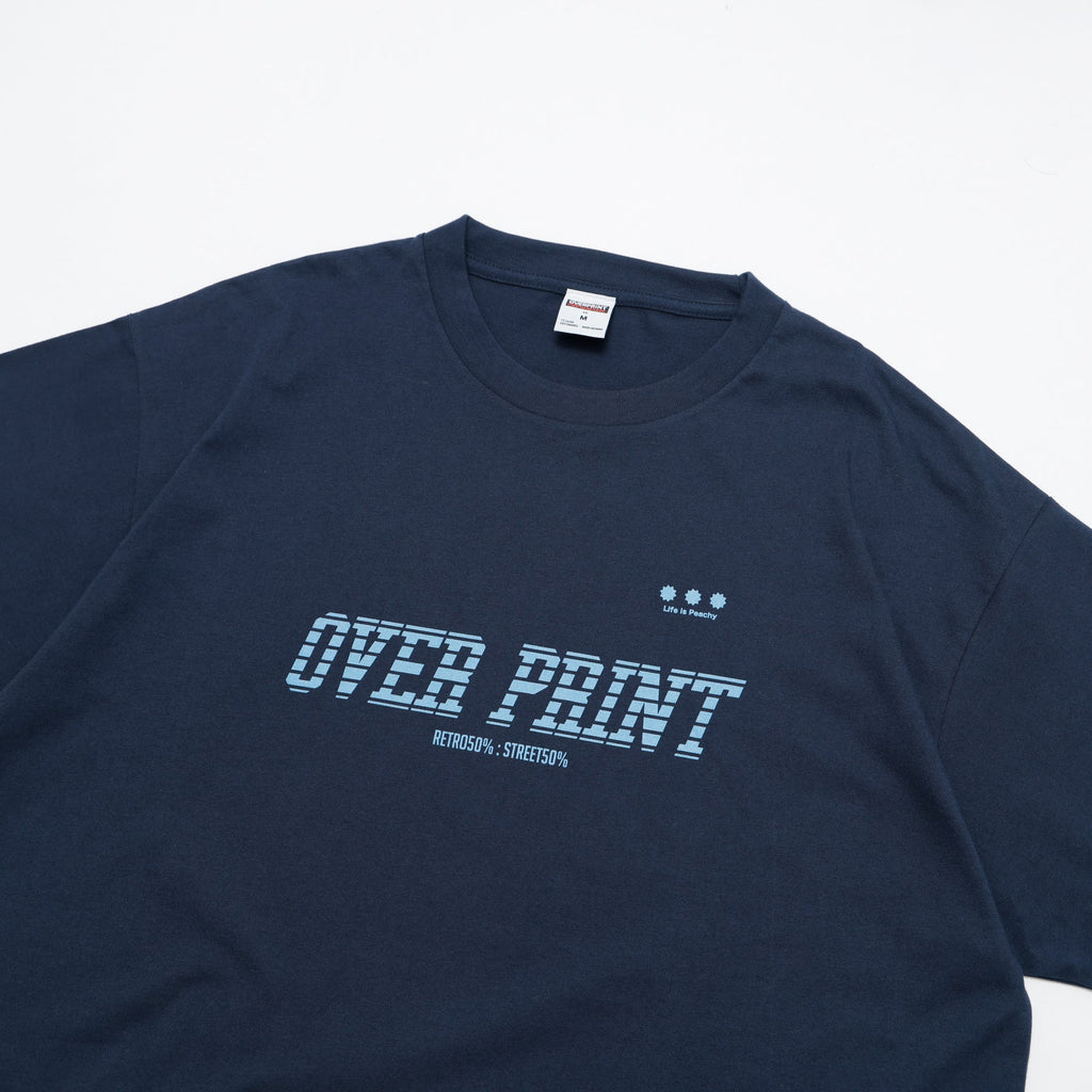 Over Print - BLUE MOTION Tee - 3 Colors