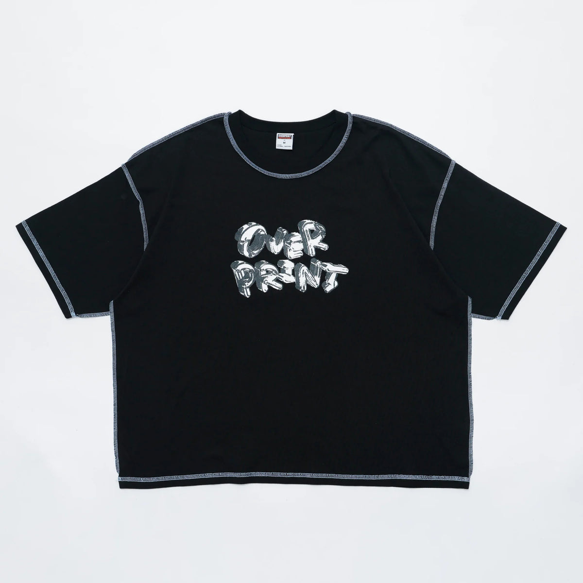 Over Print Meme Logo Tee