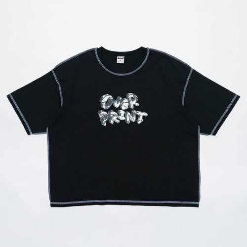 Over Print Meme Logo Tee