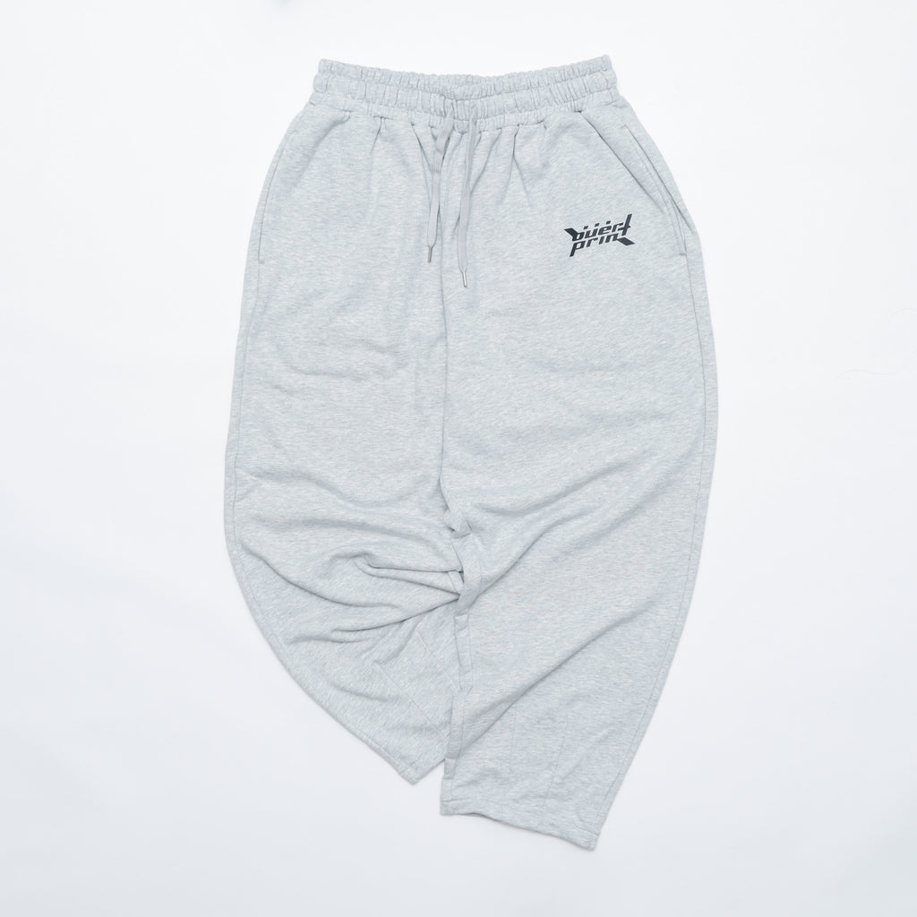 Over Print｜RECYCLE SweatPants "Ash"