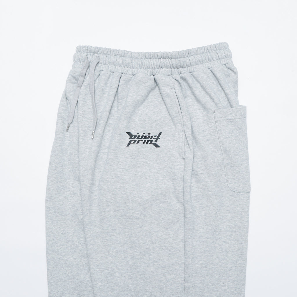 Over Print｜RECYCLE SweatPants "Ash"