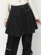 merry jenny｜Lulu Dot Pleated Mini Skirt