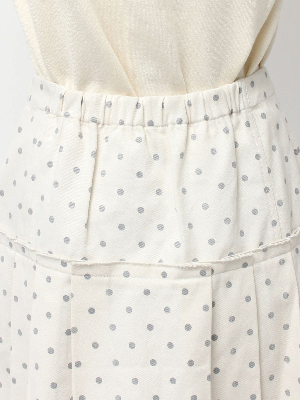 merry jenny｜Lulu Dot Pleated Mini Skirt