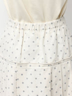 merry jenny｜Lulu Dot Pleated Mini Skirt