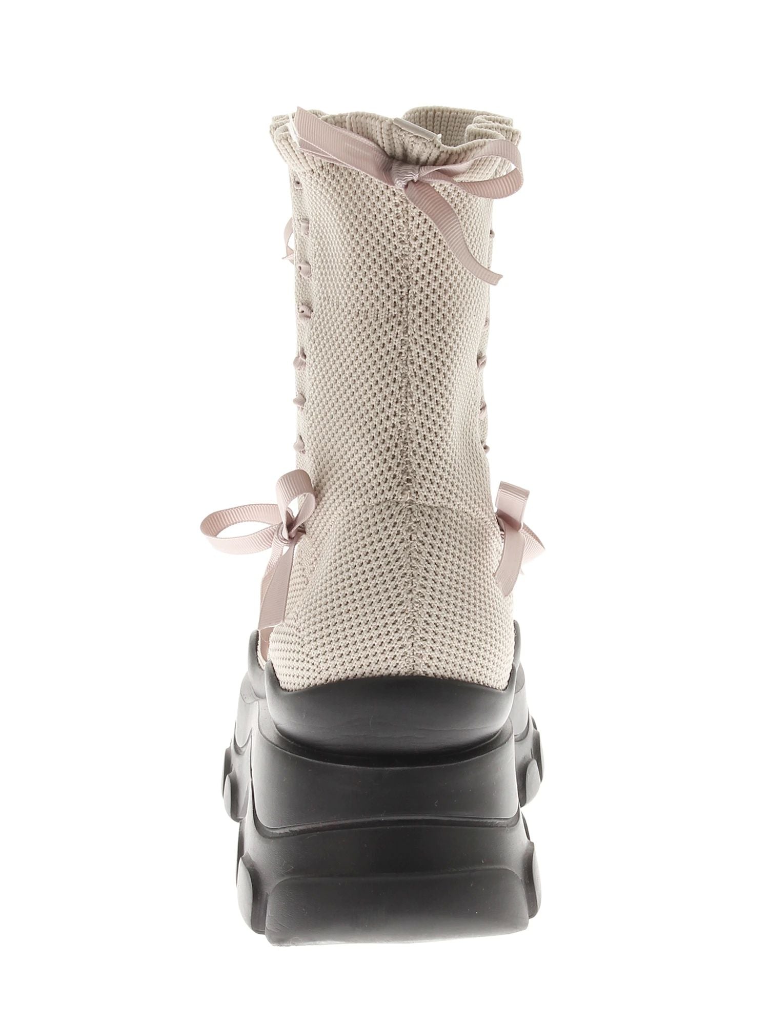 merry jenny｜Ribbon knit boots